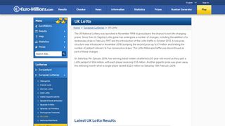 
                            12. UK Lotto | UK National Lottery - EuroMillions