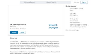 
                            11. UK Vehicle Data Ltd | LinkedIn