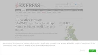 
                            8. UK weather forecast today Met Office: YELLOW weather warnings ...