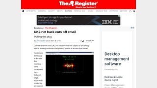 
                            8. UK2.net hack cuts off email • The Register