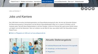 
                            7. UKB Universitätsklinikum BONN / Medizinische Fakultät - Jobs und ...