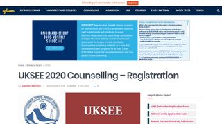 
                            8. UKSEE Counselling 2018 | AglaSem Admission