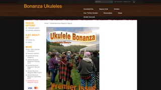 
                            12. Ukulele Bonanza Magazine signup - Bonanza Ukuleles