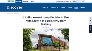 
                            7. UL Glucksman Library Doubles in Size with Launch of Bold New ...