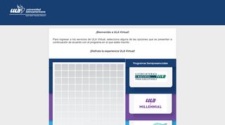 
                            1. ULA Virtual - Universidad Latinoamericana