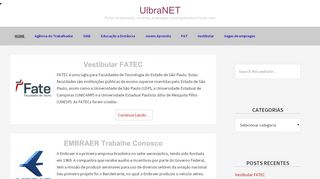 
                            7. UlbraNET - Portal de educação, carreiras, empregos, cursos ...