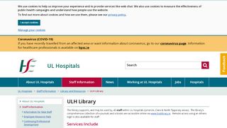 
                            6. ULH Library - HSE.ie