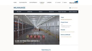 
                            13. Uline Distribution Center W-2 l Milwaukee l Mortenson Construction