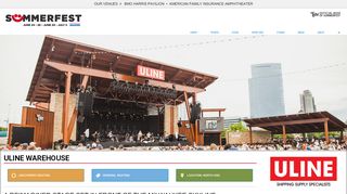 
                            12. Uline Warehouse | Summerfest, The World's Largest Music Festival