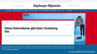 
                            5. Ulm: Ulmer Unternehmen gibt beim Carsharing Gas - Nachrichten ...