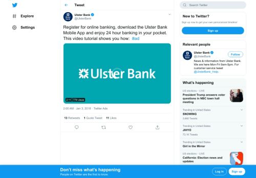 
                            13. Ulster Bank on Twitter: 