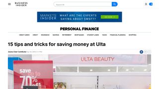 
                            10. Ulta Beauty discount tricks and deals - Business Insider