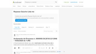 
                            5. Últimas atualizações sobre Repasse Gaúcho Ltda me - JusBrasil