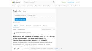 
                            12. Últimas atualizações sobre The Social Poker - JusBrasil