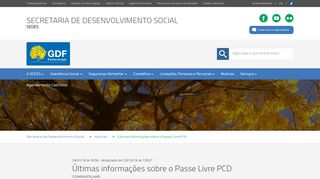 
                            5. Últimas informações sobre o Passe Livre PCD – Secretaria de ...