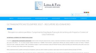 
                            6. ÚLTIMAS NOTÍCIAS TELEXFREE 2017 – RECUPERE SEU ...