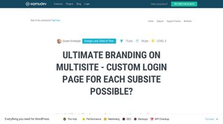 
                            7. Ultimate Branding on multisite - custom login page for each ...