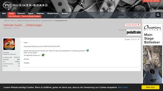 
                            8. Ultimate Guitar......Erfahrungen | Musiker-Board