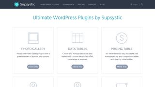 
                            2. Ultimate WordPress Plugins by Supsystic