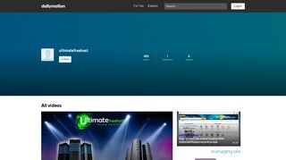 
                            12. ultimatefreehost videos - dailymotion