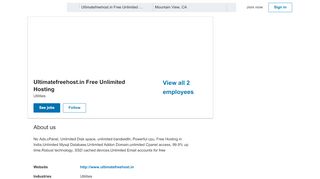 
                            5. Ultimatefreehost.in Free Unlimited Hosting | LinkedIn
