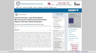 
                            12. Ultramicroscopy: Light-Sheet-Based Microscopy for Imaging ...