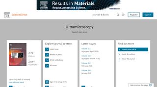 
                            3. Ultramicroscopy | ScienceDirect.com