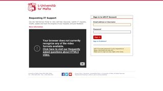 
                            6. UM IT Account - University of Malta