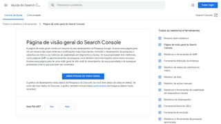 
                            9. Um novo Search Console - Ajuda do Search Console - Google Support