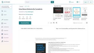 
                            12. Uma Breve Historia Da Curadoria - Scribd