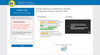 
                            1. UMak Online Issuance of Report of Grades v1.2.2 - University of Makati