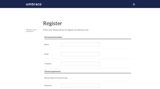 
                            12. Umbraco - Register