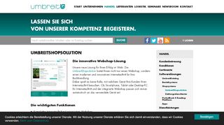 
                            2. UmbreitShopsolution