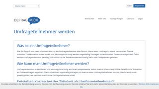 
                            10. Umfrageteilnehmer werden und Geld verdienen - BEFRAGMICH ...