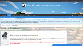 
                            4. Umgestalteter Dynmap Login | Minecraft-Server.eu Forum