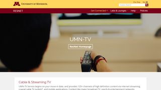 
                            10. UMN-TV | Housing and Residential Life