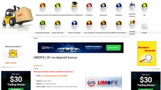 
                            8. UMOFX | $1 no-deposit bonus - Best Forex Bonus