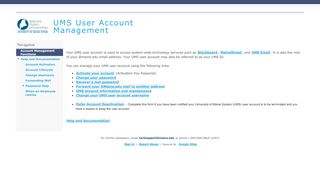 
                            3. UMS User Account Management - University of Maine System