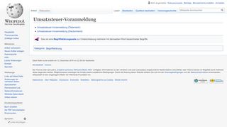 
                            5. Umsatzsteuer-Voranmeldung – Wikipedia