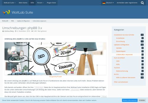 
                            7. Umschreibungen: phpBB 3.x - WoltLab®