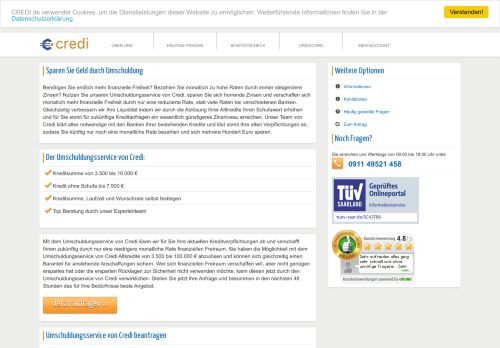 
                            5. Umschuldungsservice - CREDI.de