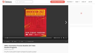
                            13. UMSL Orientation Preview Booklet 2017 New Student Programs by ...