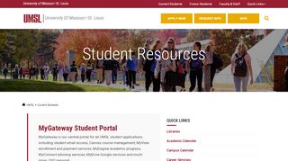 
                            4. UMSL Student Resources