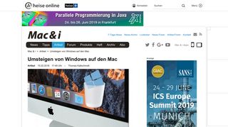 
                            4. Umsteigen von Windows auf den Mac | Mac & i - Heise
