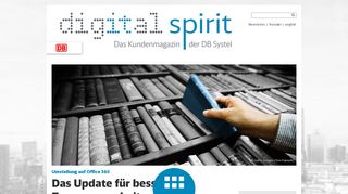 
                            5. Umstellung auf Office 365 - Digital Spirit - DB Systel GmbH