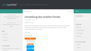 
                            4. Umstellung des mobilen Portals | poolworks blog