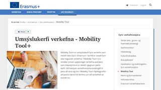 
                            9. Umsýslukerfi verkefna - Mobility Tool+ | Mobility Tool | Erasmus+