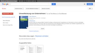 
                            13. Umweltleistung von Unternehmen: Von der Öko-Effizienz zur ...