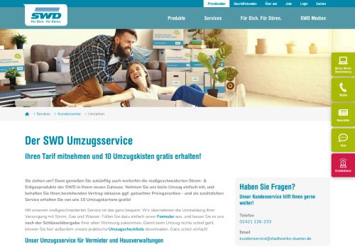 
                            4. Umzugsservice | Stadtwerke Düren