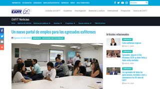 
                            9. Un nuevo portal de empleo para los egresados eafitenses ...